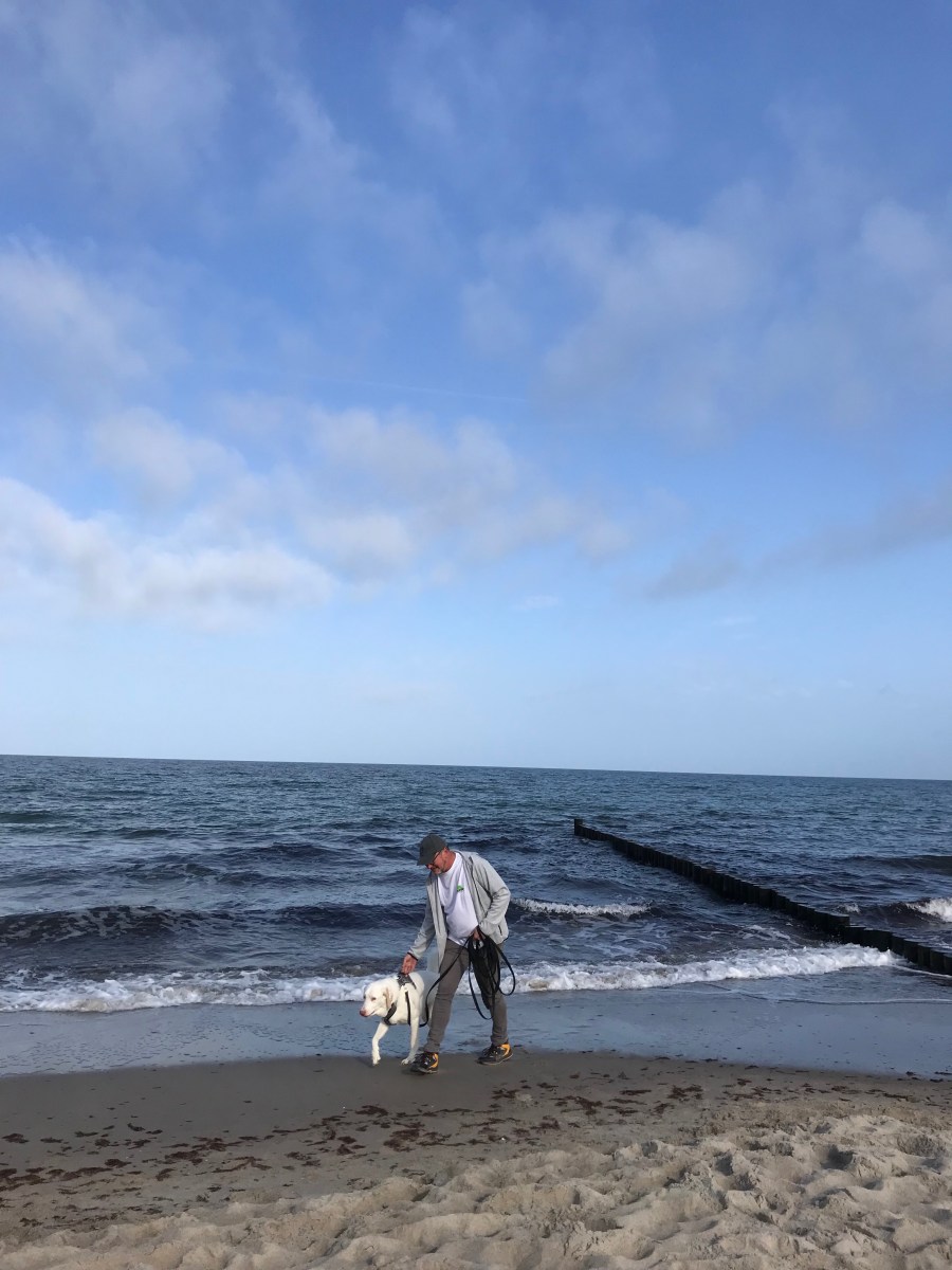 Finnis erstes Mal am MEER